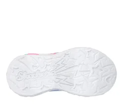 SKECHERS Unicorn Charmer Lil Starlite - Silver/multi- Sneakers Med Blink|Sneakers Med Lys