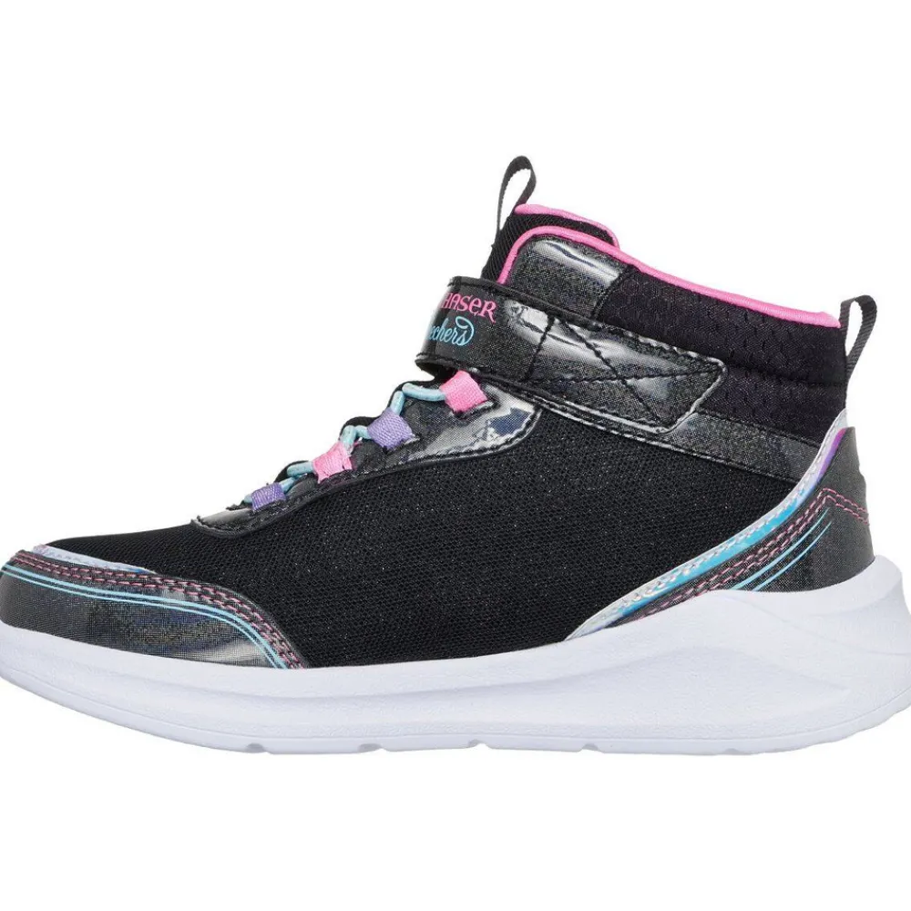 SKECHERS Unicorn Chaser - BKMT- Sneakers Med Velcro