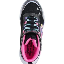 SKECHERS Unicorn Chaser - BKMT- Sneakers Med Velcro