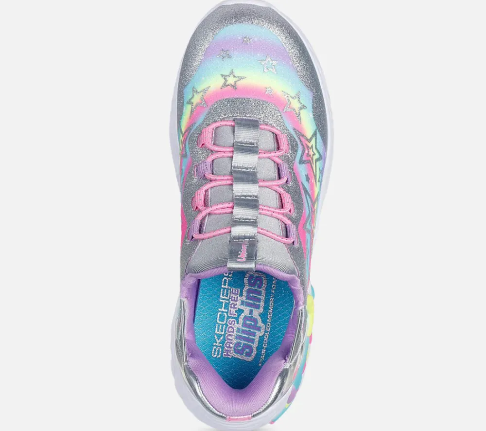 SKECHERS Unicorn Dreams Starry Lite - LVMT- Sneakers Med Lys
