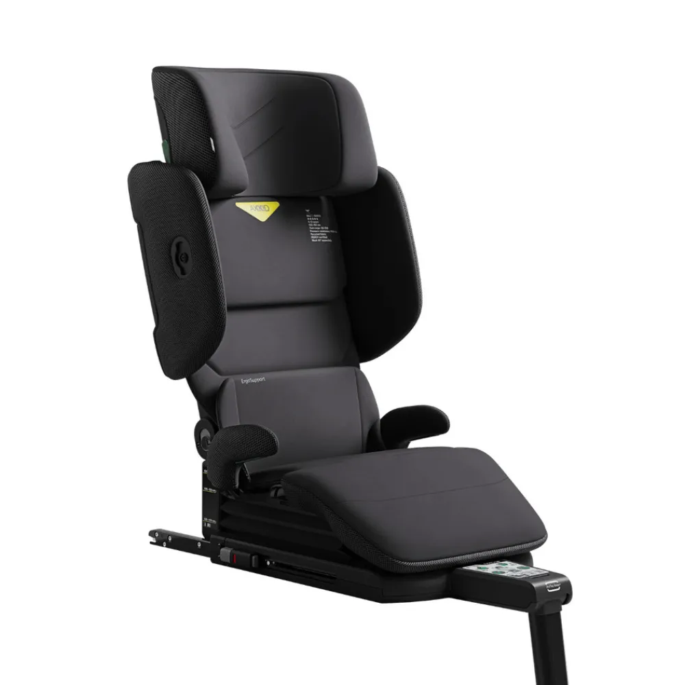 AXKID Up - Arctic Mist Grey- Autostole 100-150 Cm (4-12 År)