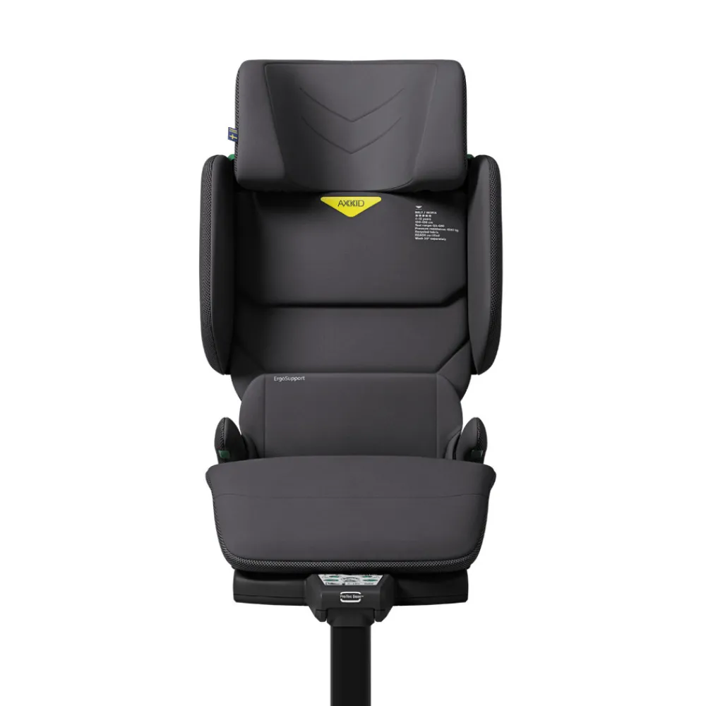 AXKID Up - Arctic Mist Grey- Autostole 100-150 Cm (4-12 År)