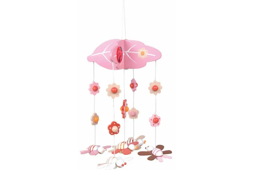 Magni Uro ''Bier og blomster'', lyserød-Børn Uroer