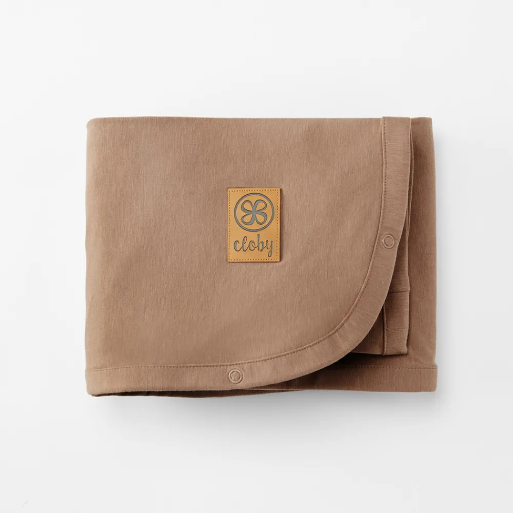 Cloby UV-tæppe - Peanut Brown-Børn Tæpper|Solskærme & Kalecher