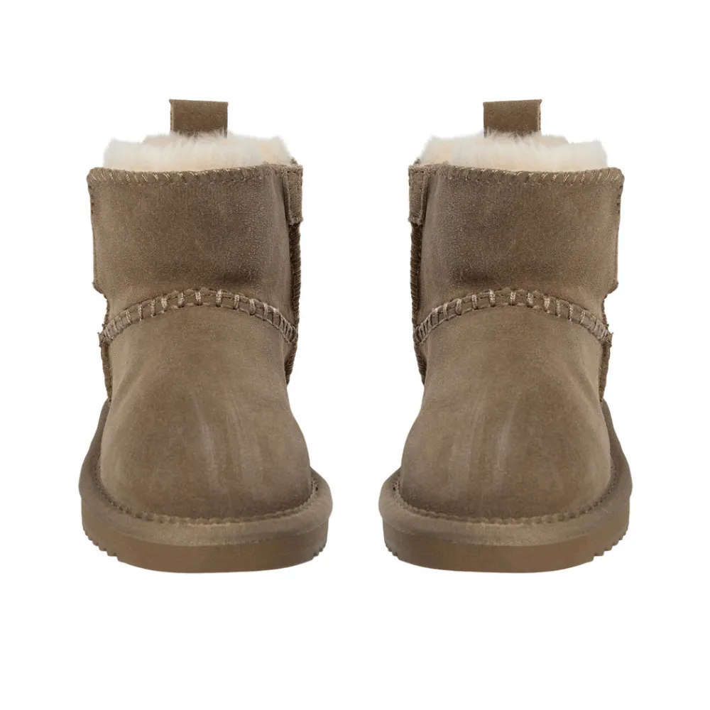 Sofie Schnoor Kids Vale Bamsestøvler - Dark sand- Overgangsstøvler