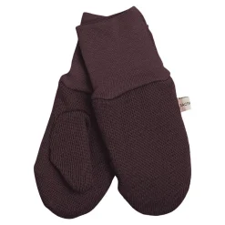 Racing kids Vanter med tot - Chocolate brown- Luffer & Vanter|Uldhuer, Uldvanter & Uldfutter