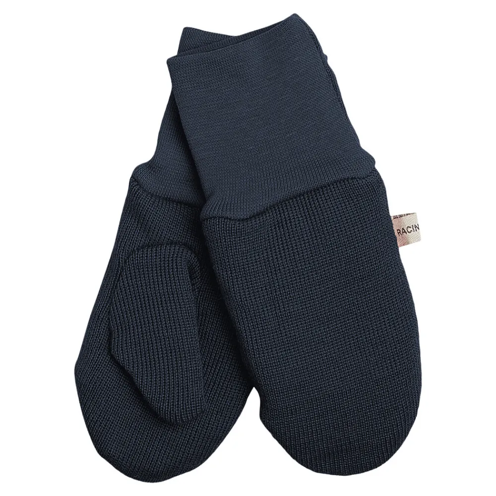 Racing kids Vanter med tot - Classic Navy- Luffer & Vanter|Uldhuer, Uldvanter & Uldfutter