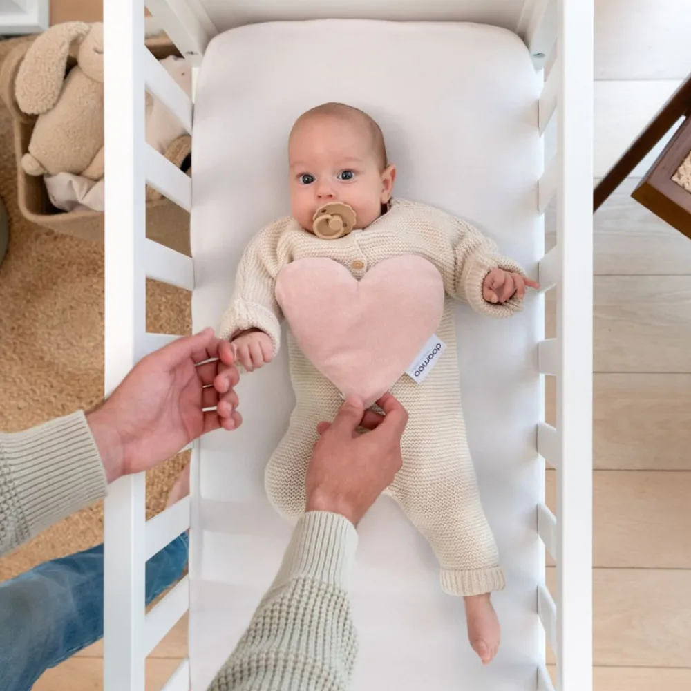 Doomoo Varmepude - Hjerte, rosa- Plejeartikler Til Baby