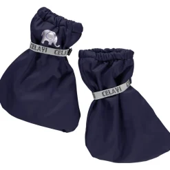 CeLaVi Vatterede PU futter med foer - mørkeblå- Overtræksfutter