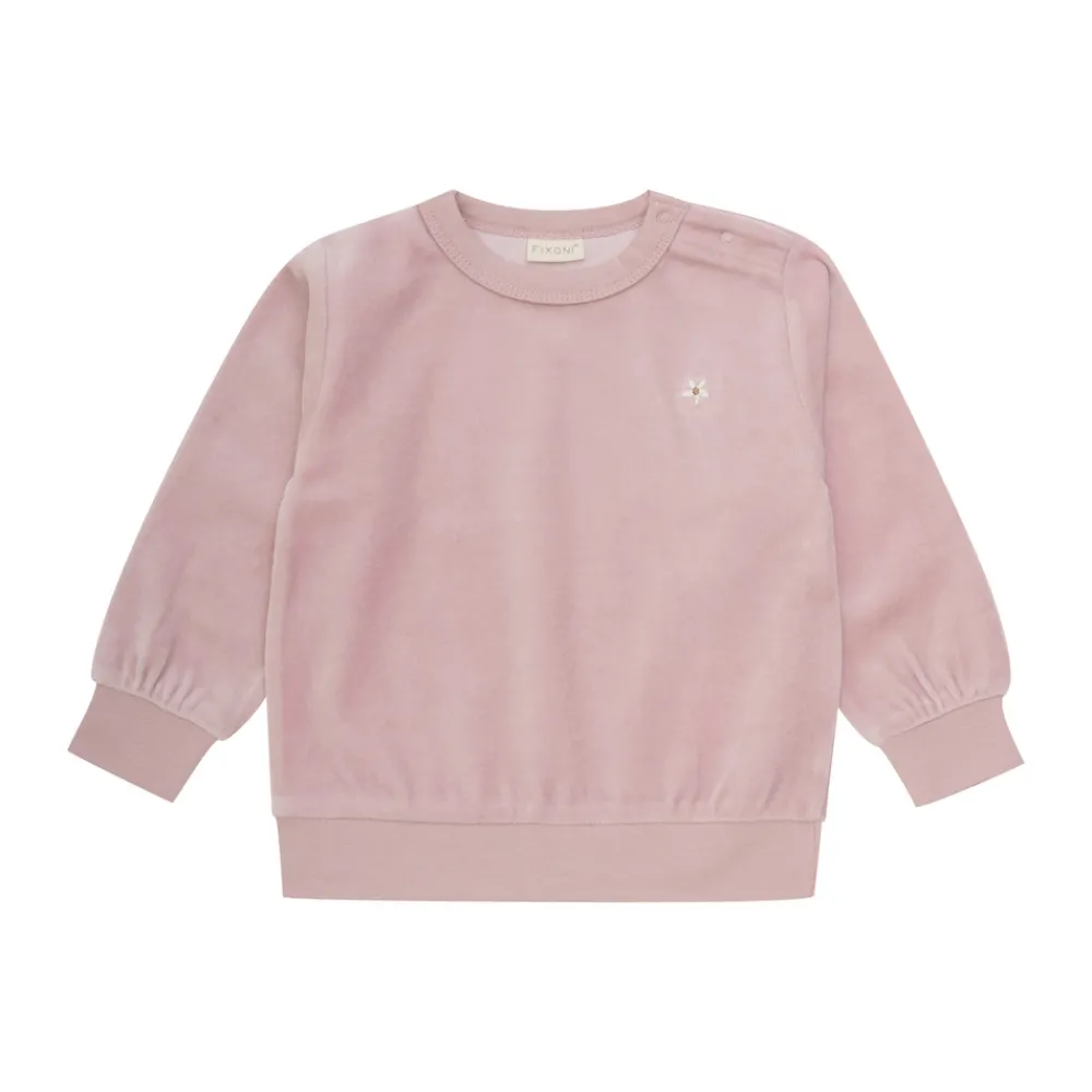 Fixoni Velour Jogging sæt - Shadow gray- Sweatsæt