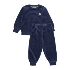 Fixoni Velour Jogging sæt - Vintage blue- Sweatsæt