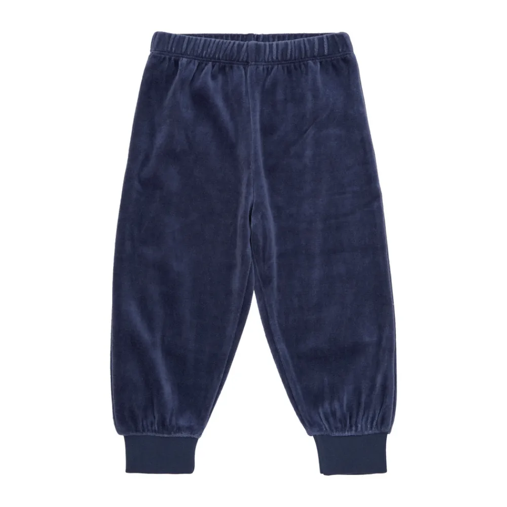 Fixoni Velour Jogging sæt - Vintage blue- Sweatsæt