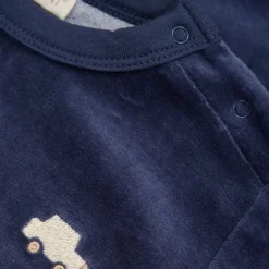 Fixoni Velour Jogging sæt - Vintage blue- Sweatsæt