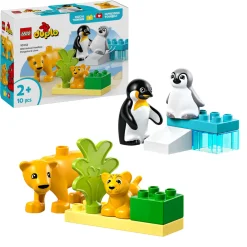 LEGO Duplo Vilde dyrefamilier: pingviner og løver 10442- Lego