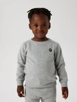 NAME IT Vimo lang�rmet sweat - Grey melange- Cardigans, Veste & Trøjer