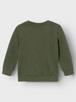 NAME IT Vimo lang�rmet sweat - Rifle green- Cardigans, Veste & Trøjer