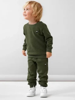 NAME IT Vimo lang�rmet sweat - Rifle green- Cardigans, Veste & Trøjer