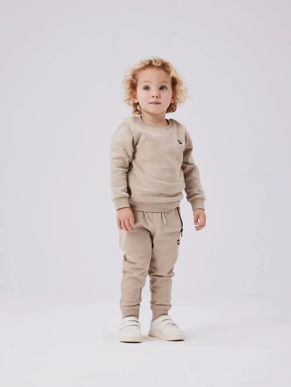 NAME IT Vimo sweat buks - Cashmere- Bukser