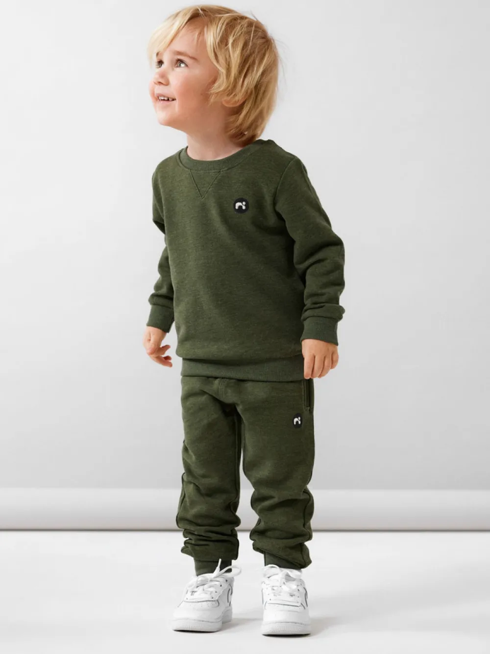 NAME IT Vimo sweat buks - Rifle green- Bukser