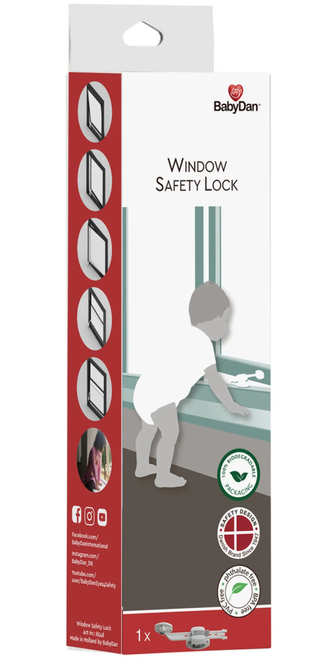 BabyDan Vindueslås- Sikkerhed I Hjemmet