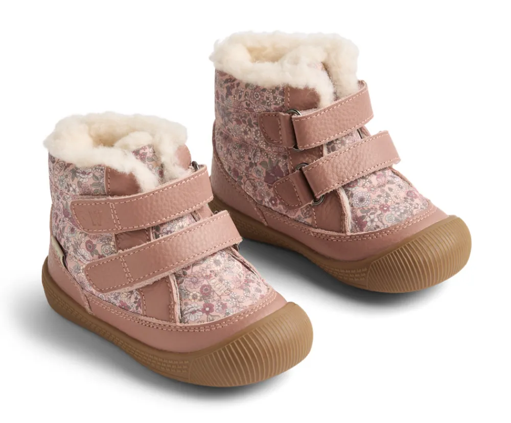 Wheat Vinterstøvle Daxi Tex - Rose dust flowers- Vinterstøvler|Begyndersko