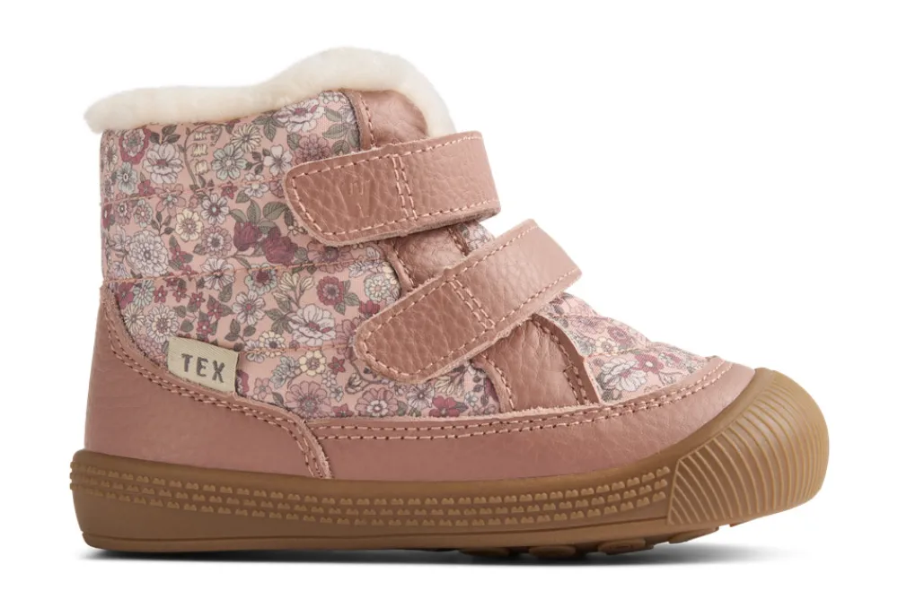 Wheat Vinterstøvle Daxi Tex - Rose dust flowers- Vinterstøvler|Begyndersko