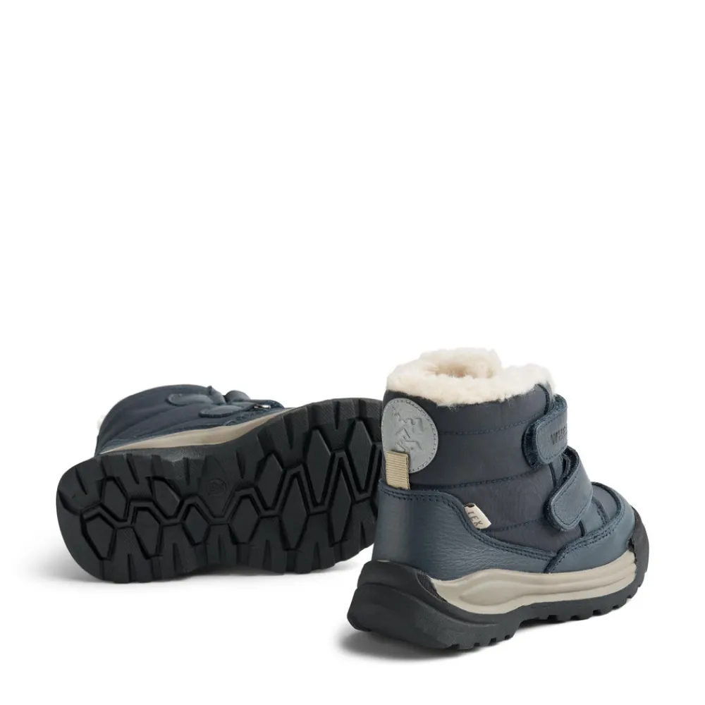 Wheat Vinterstøvle Millas Tex - Navy- Vinterstøvler