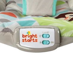 Bright Starts Vippe skråstol, Happy Safari Bouncer-Børn Skråstole
