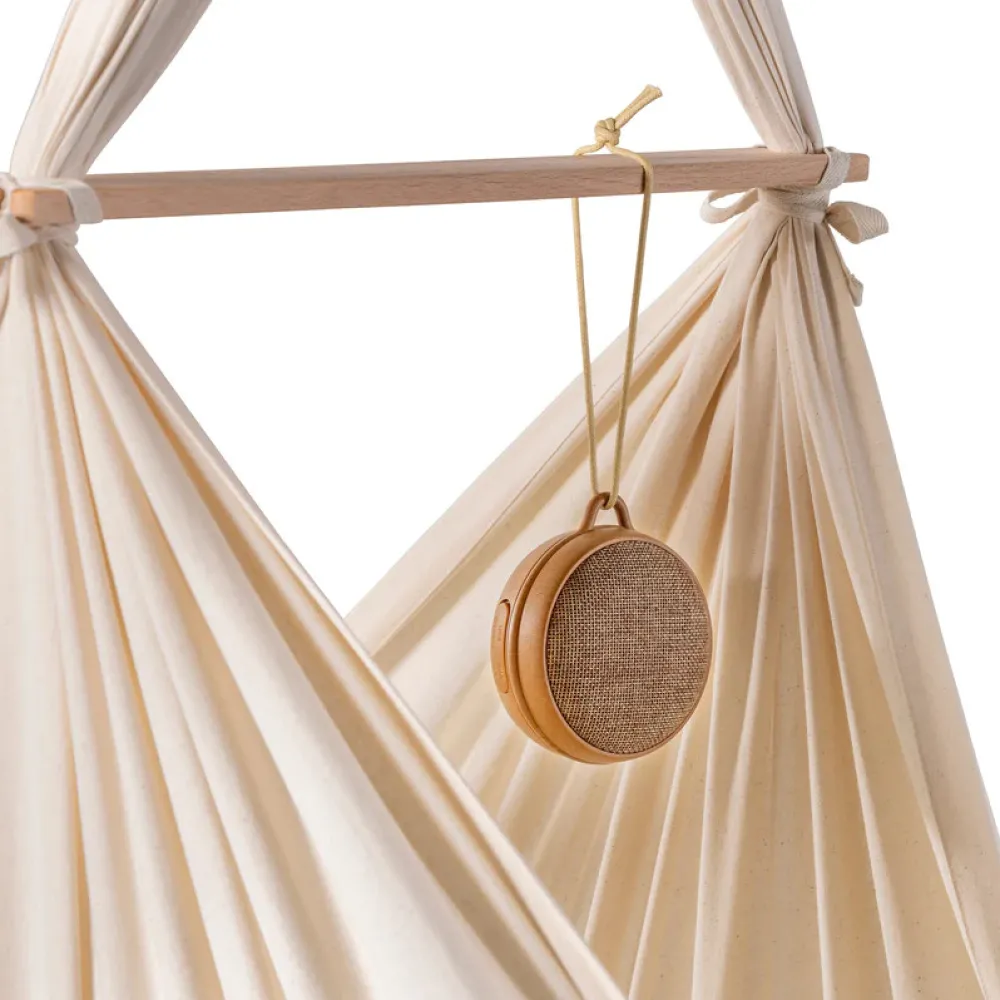 MEMBANTU White Noise Speaker - Echo, Wood-Børn White Noise Og Højtalere