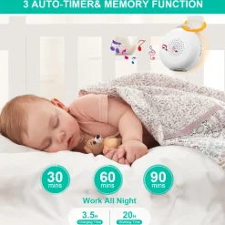 ve:hå Whitenoise & Light-Børn White Noise Og Højtalere