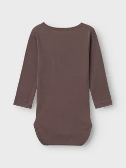 NAME IT Willitus uld langærmet body - SPARROW- Uldbodyer|Bodystocking Langærmet