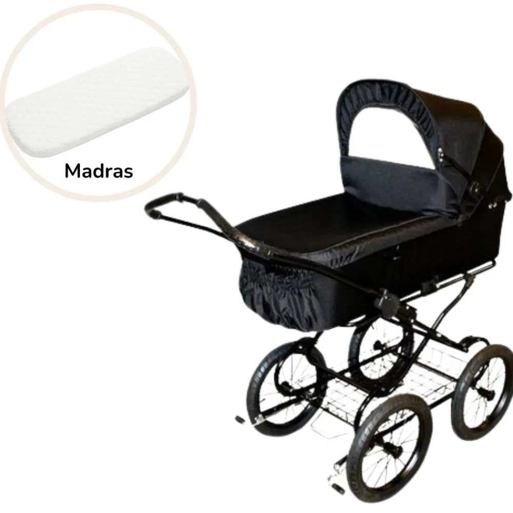 BeKids / Scandia Wonder XL barnevogn inkl. helsemadras- Barnevognspakker