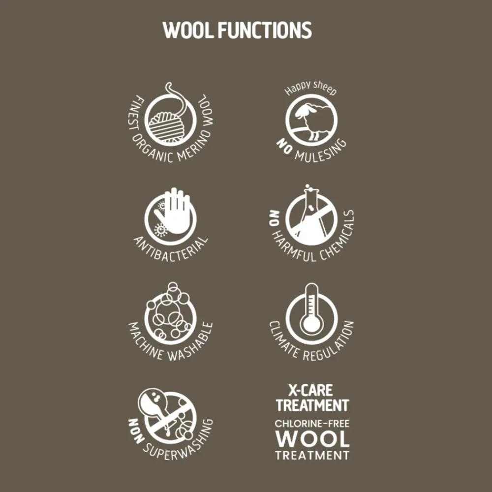 Müsli Woolly bukser med foldbare fødder - 821000011- Uldunderdele|Leggings