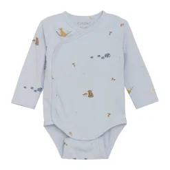 Fixoni Wrap Body Langærmet - 7111- Bodystocking M. Skrålukning