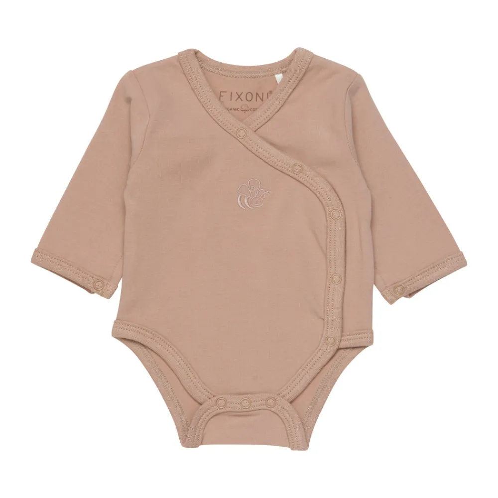 Fixoni Wrap body ls - 261- Bodystocking M. Skrålukning|Bodystocking Langærmet