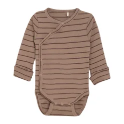 Fixoni Wrap Rib Body Langærmet - 2122- Bodystocking M. Skrålukning