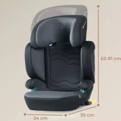 Kinderkraft XPAND 2 i-Size - graphite black- Autostole 100-150 Cm (4-12 År)