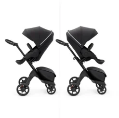 Stokke® Xplory X m. siddedel - rich black- Klapvogne Med Ergonomiske Sæder