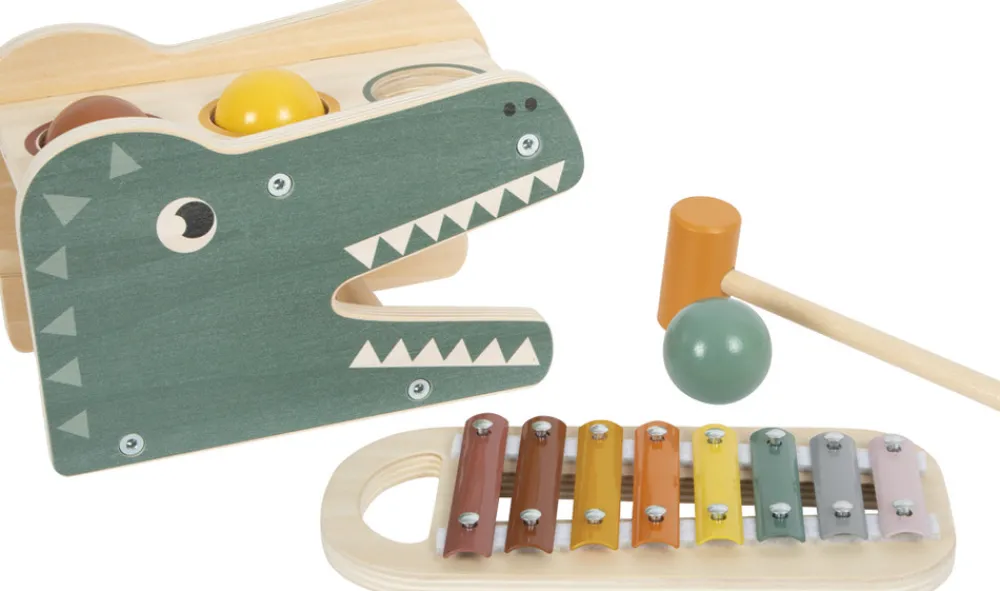 SMALL FOOT Xylophon hammerleg Safari- Musiklegetøj