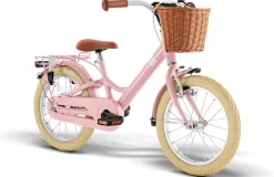 PUKY Youke Classic 16,Alu legecykel med kurv retro rose- Løbecykler & Cykler