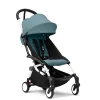 Stokke® YOYO³ Klapvogn - aqua på hvidt stel- Rejseklapvogne