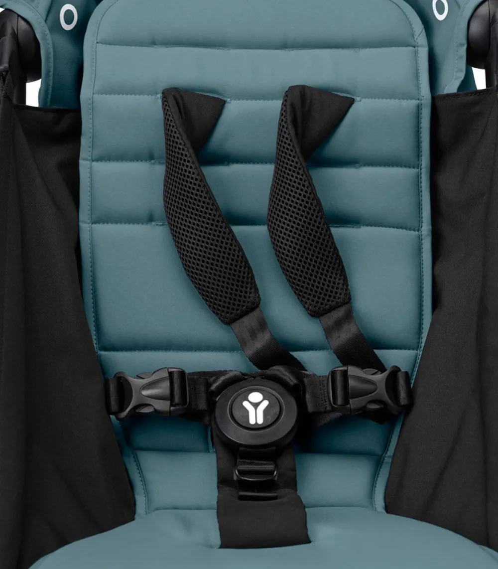 Stokke® YOYO³ Klapvogn - aqua på hvidt stel- Rejseklapvogne