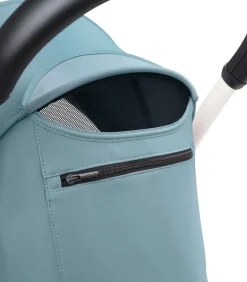Stokke® YOYO³ Klapvogn - aqua på hvidt stel- Rejseklapvogne