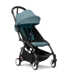 Stokke® YOYO³ Klapvogn - aqua på sort stel- Rejseklapvogne