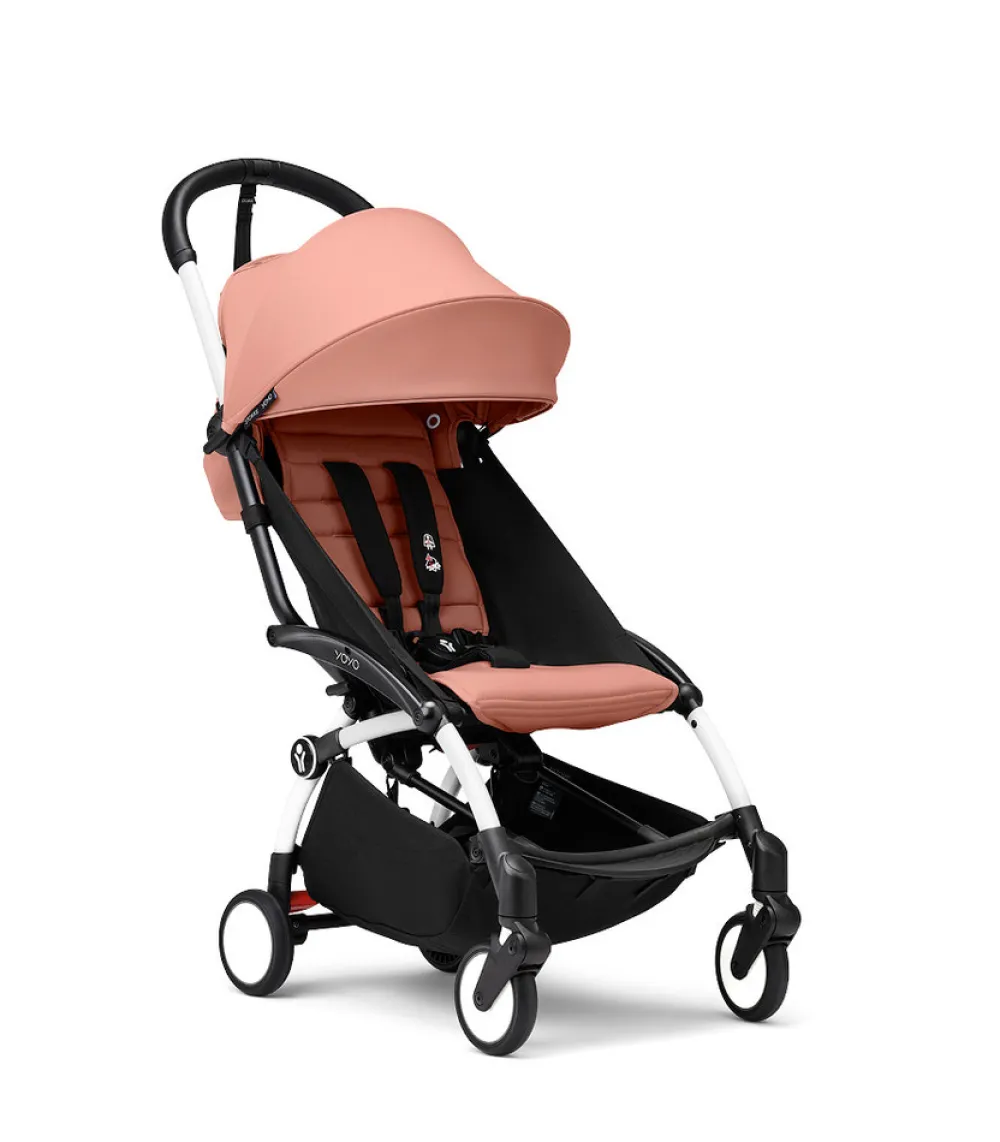 Stokke® YOYO³ Klapvogn - ginger på hvidt stel- Rejseklapvogne