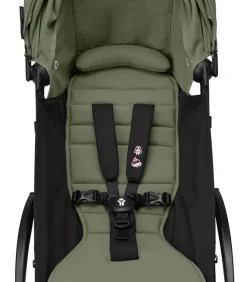 Stokke® YOYO³ Klapvogn - olive på sort stel- Rejseklapvogne