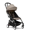 Stokke® YOYO³ Klapvogn - taupe på sort stel- Rejseklapvogne