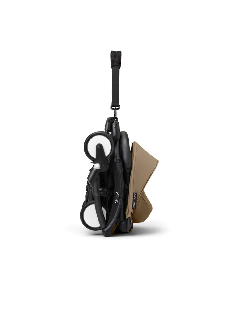 Stokke® YOYO³ Klapvogn - toffee på sort stel- Rejseklapvogne