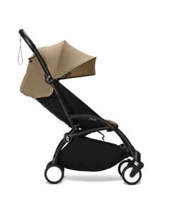 Stokke® YOYO³ Klapvogn - toffee på sort stel- Rejseklapvogne