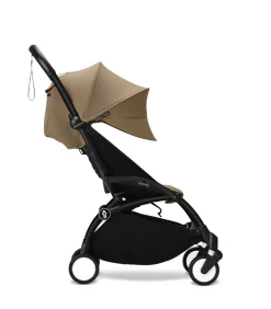 Stokke® YOYO³ Klapvogn - toffee på sort stel- Rejseklapvogne